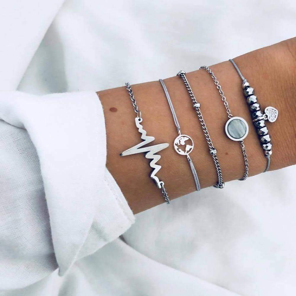 Bohemian Bracelet Sets Multilayer Boho Charm Bracelets 19 Styles
