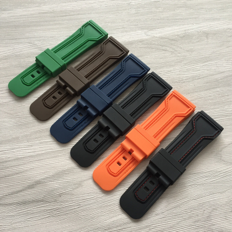 For SevenFriday Silicone Watch Strap 28mm Rubber Band Mens Waterproof Sports