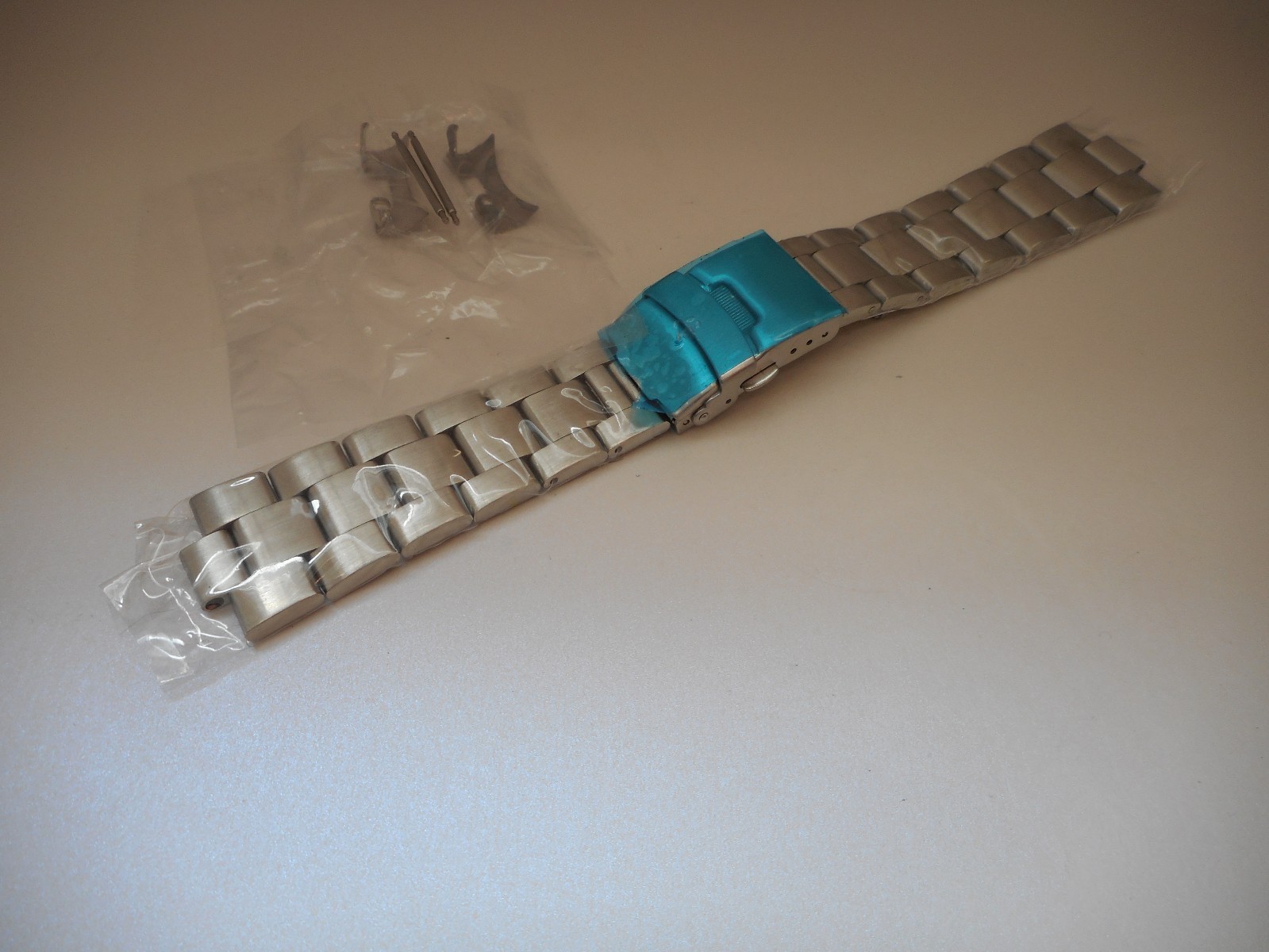 Mens 22mm Curved End OYSTER Solid Stainless Steel Brushed Watch bracelet SKX007J