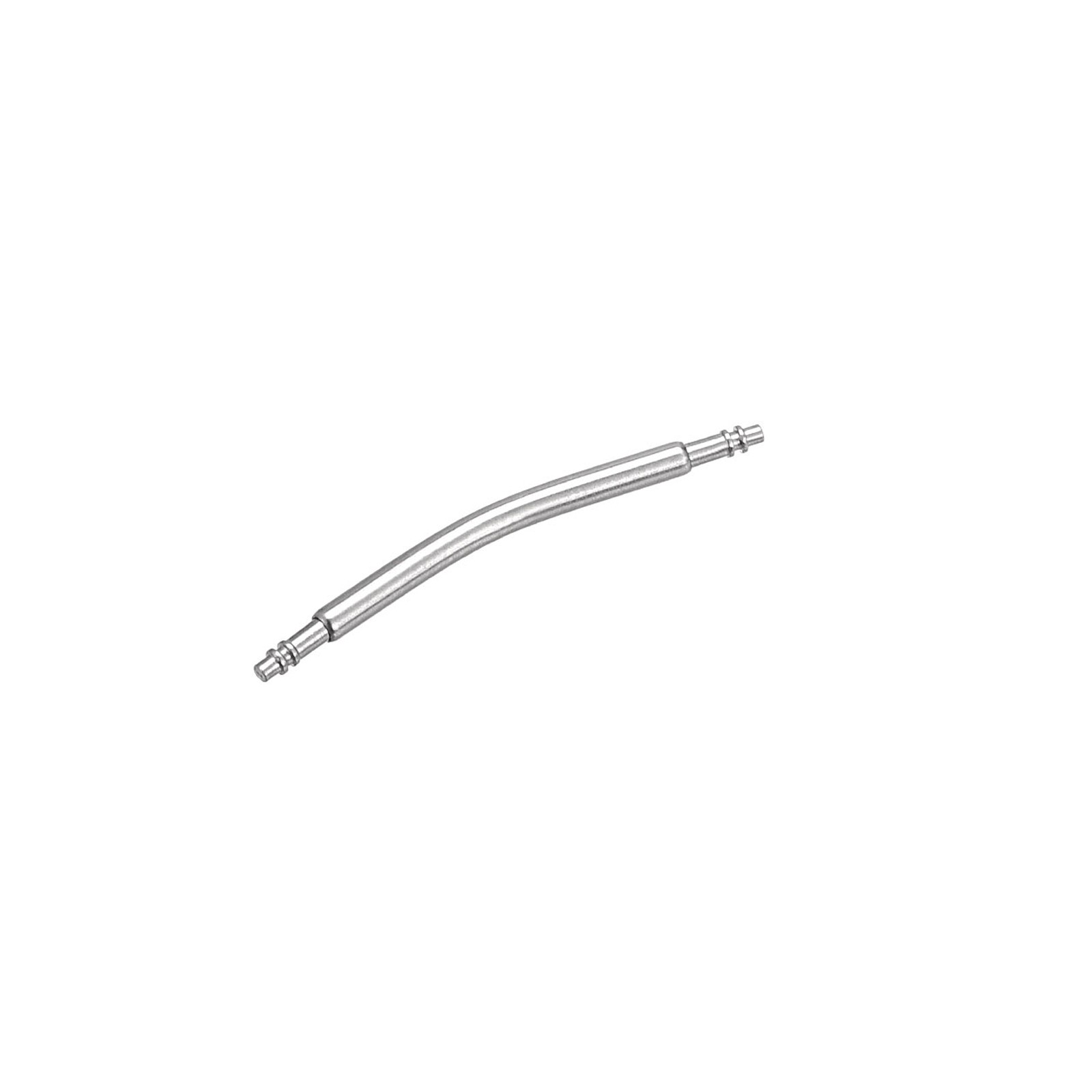 20PCS 20mm Curved Spring Bar Pins Link Pin 1.5mm Dia Steel Double Flanged End