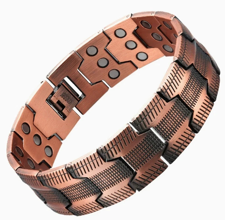 3X Ultra Strength Magnetic Copper Bracelet Vintage Copper Men’s Therapy Energy