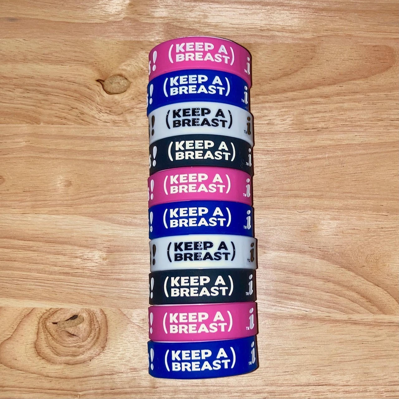 ❤️ I Heart Boobies ❤️ Bracelets – 4 pack for $15 – Breast Cancer Awareness