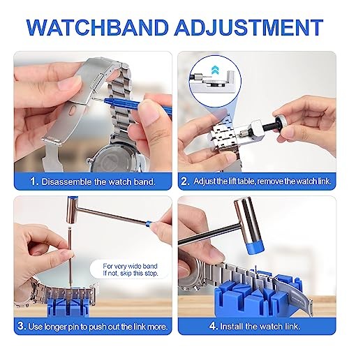 Watch Link Removal Tool Kit – Bracelet Bracelet Repair Tool – 2 Pieces
