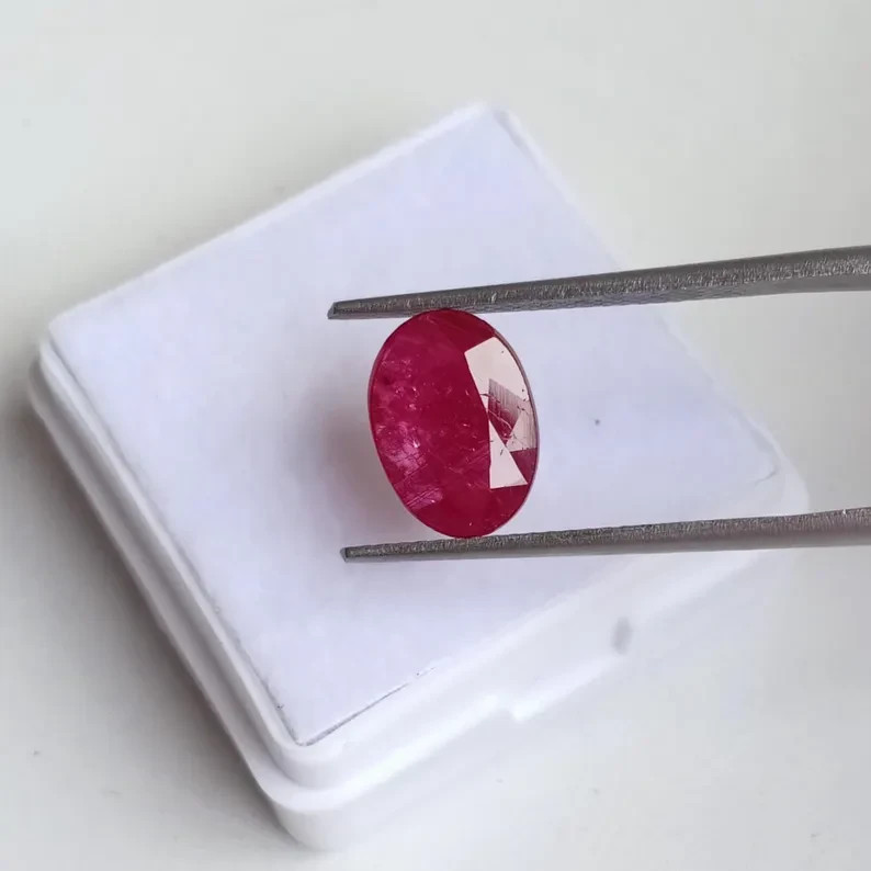 Certified Pigeon Red Ruby Cut No Heat No Treat Natural Loose Gemstone 2.54 Ct