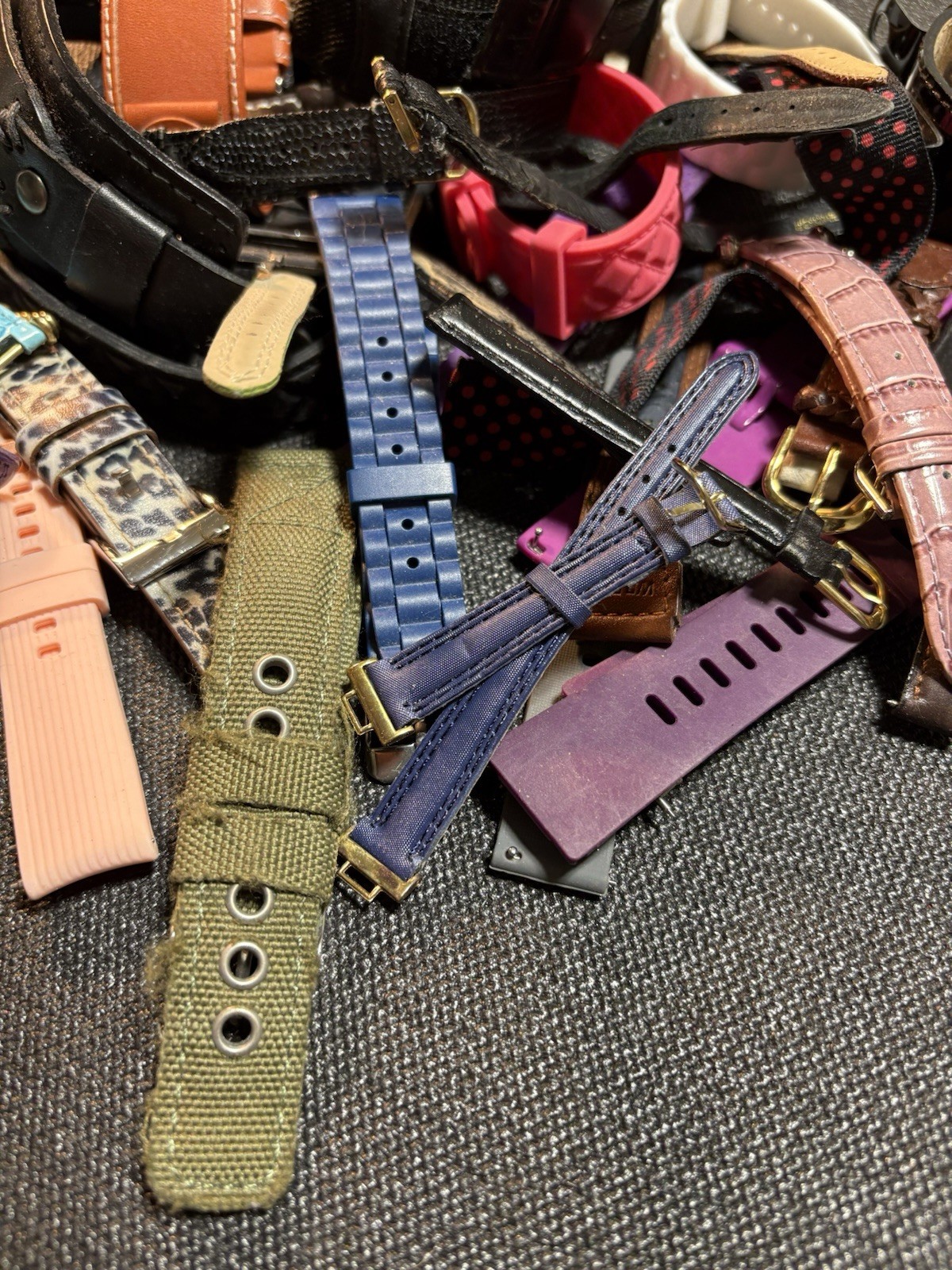 Watchmaker Parts Watch Band Lot,Regular,Cuffs And Wrap Around Bands,#2