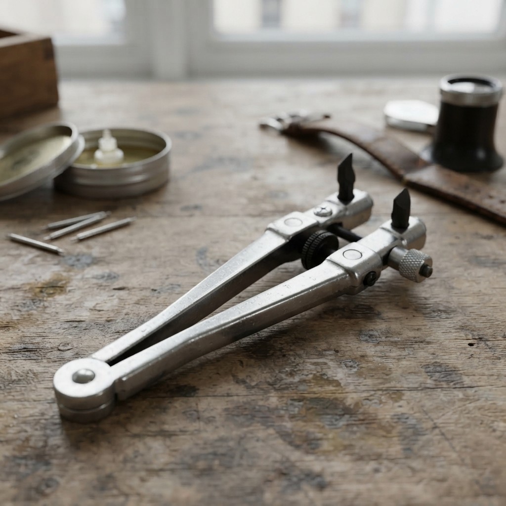 Lightweight V-Shape Watchmaker Repair Tool for Jewelry Watch Maintenance