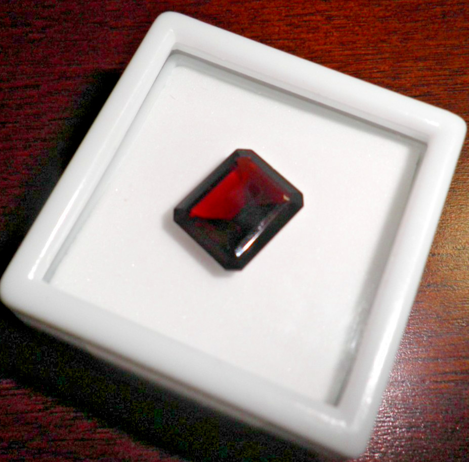 HUGE Mozambique GARNET Red 12x10mm *sealed* G6659
