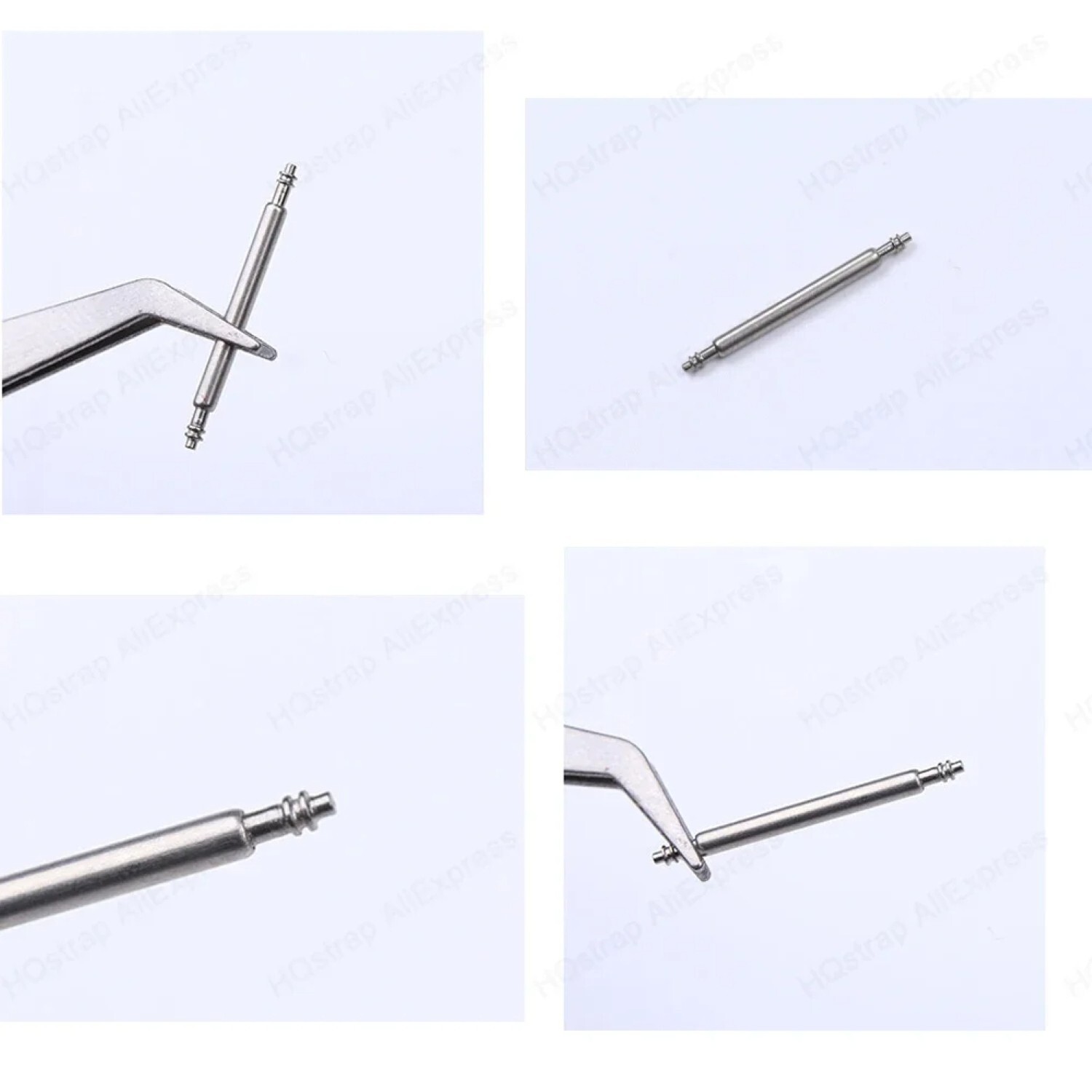 20Pcs 1.5mm 1.8mm 2.0mm Metal Spring Bars Strap Link Pins Repair Tool 16mm -26mm