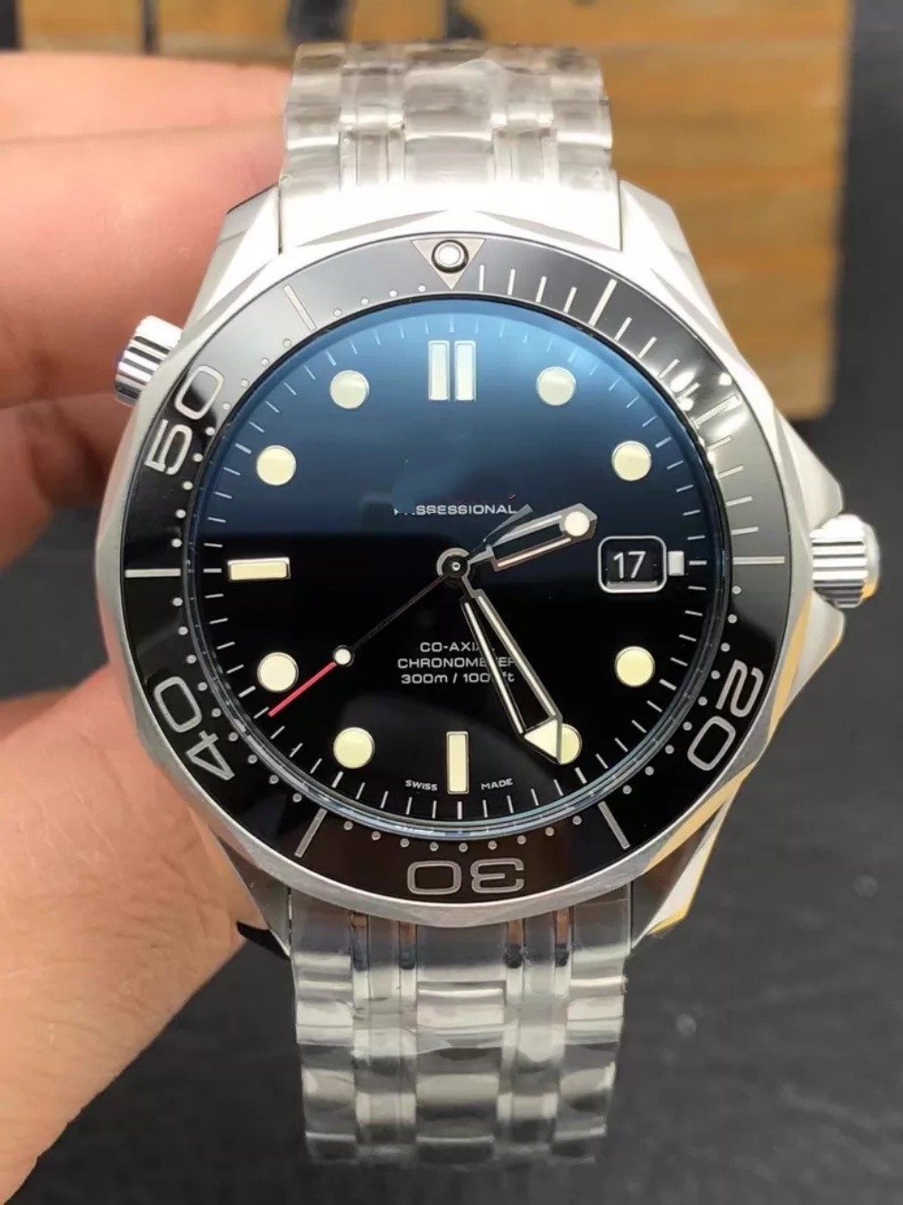 41mm Watch Components + Hands + Dial + Strap for 2824 2892 Movement