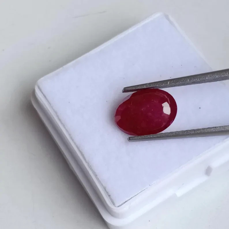 Certified Pigeon Red Ruby Cut No Heat No Treat Natural Loose Gemstone 2.54 Ct