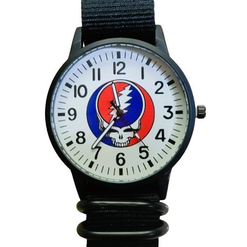 Grateful Dead Ltd Edition 2.0 Analog Watch Black Band Luminous Hands Brand New