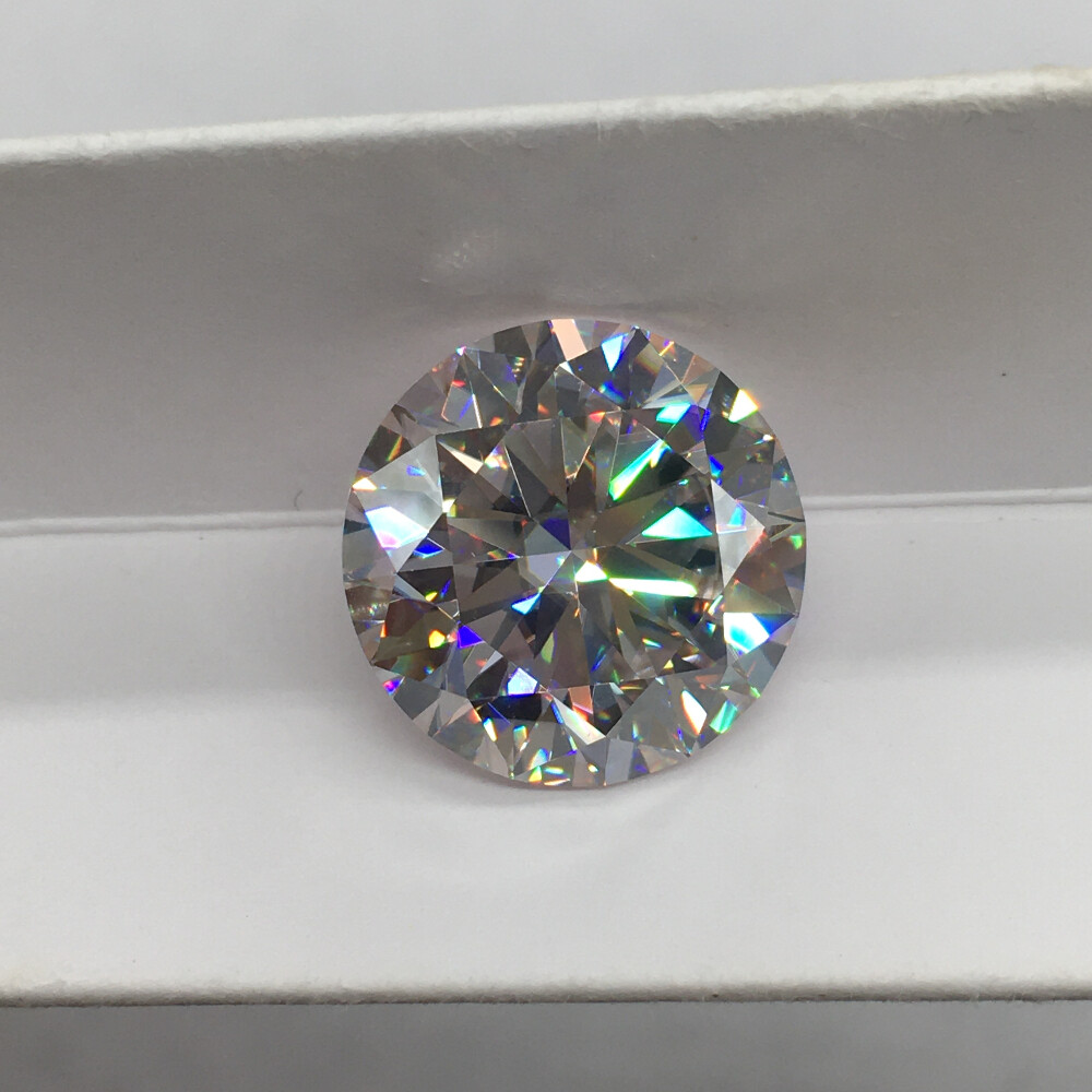 Excellent D Color VVS1 Round Cut Moissanite Loose Gemstones with GRA Certificate