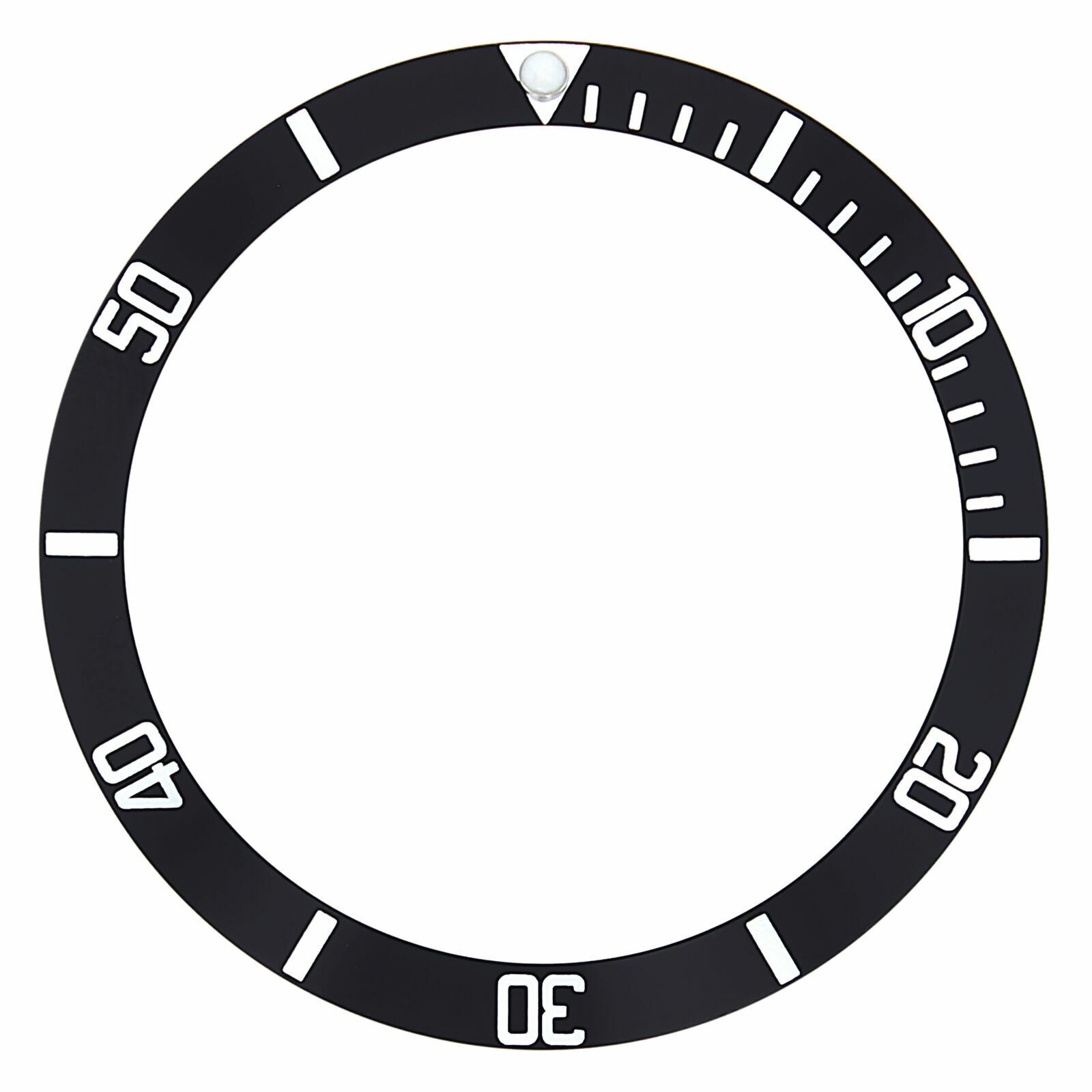 BEZEL INSERT FOR 41MM TUDOR HERITAGE BLACK BAY 79230R/79230N 79220 WATCH BLACK