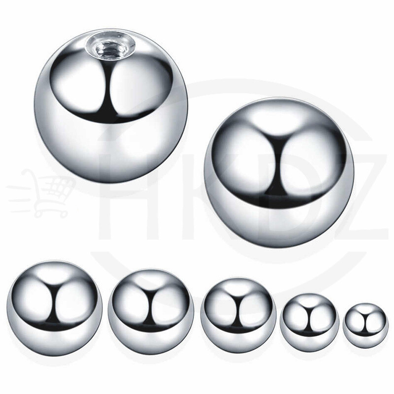 Replacement Spare Balls Labret Piercing Attachments 3mm 4mm 5mm 6mm 8mm 14G16G