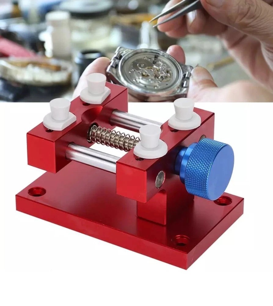 Watch Repair Tool Universal Large Watch Case Holder Adjustable Pin Location