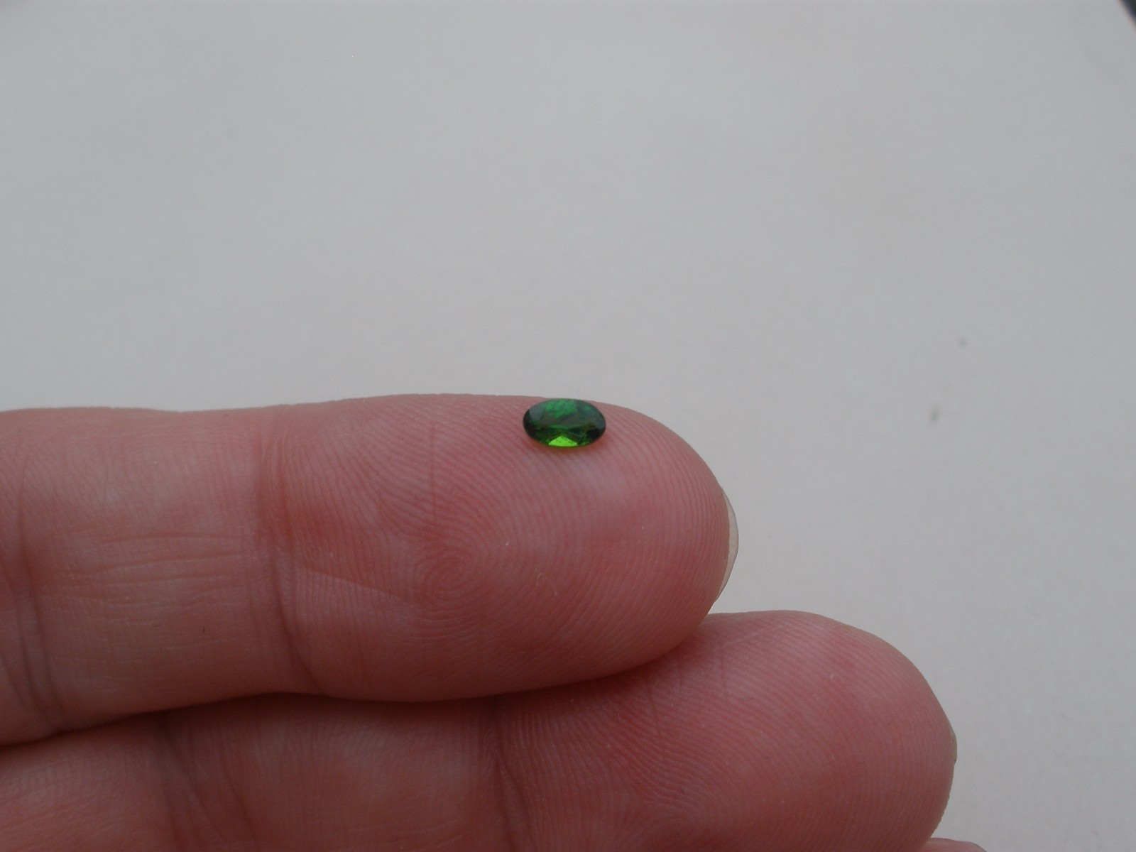 Green Chrome Diopside Oval Gems 5x3mm