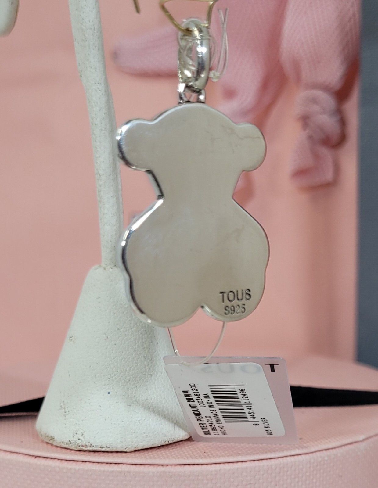 AUTHENTIC TOUS SMALL STERLING SILVER FRAGILE NATURE PENDANT NEW WITH TAG