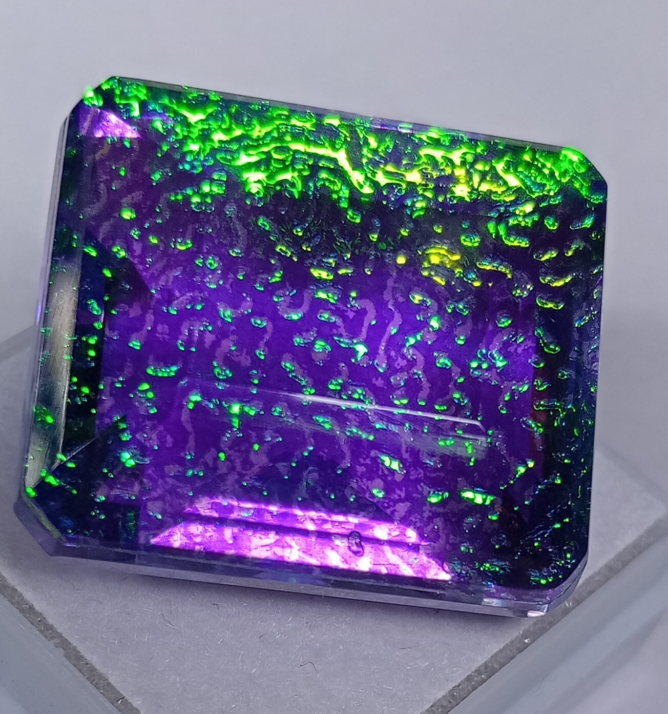 Emerald Cut Natural Monarch Fire Opal Certified 50+ Ct Loose Gemstone