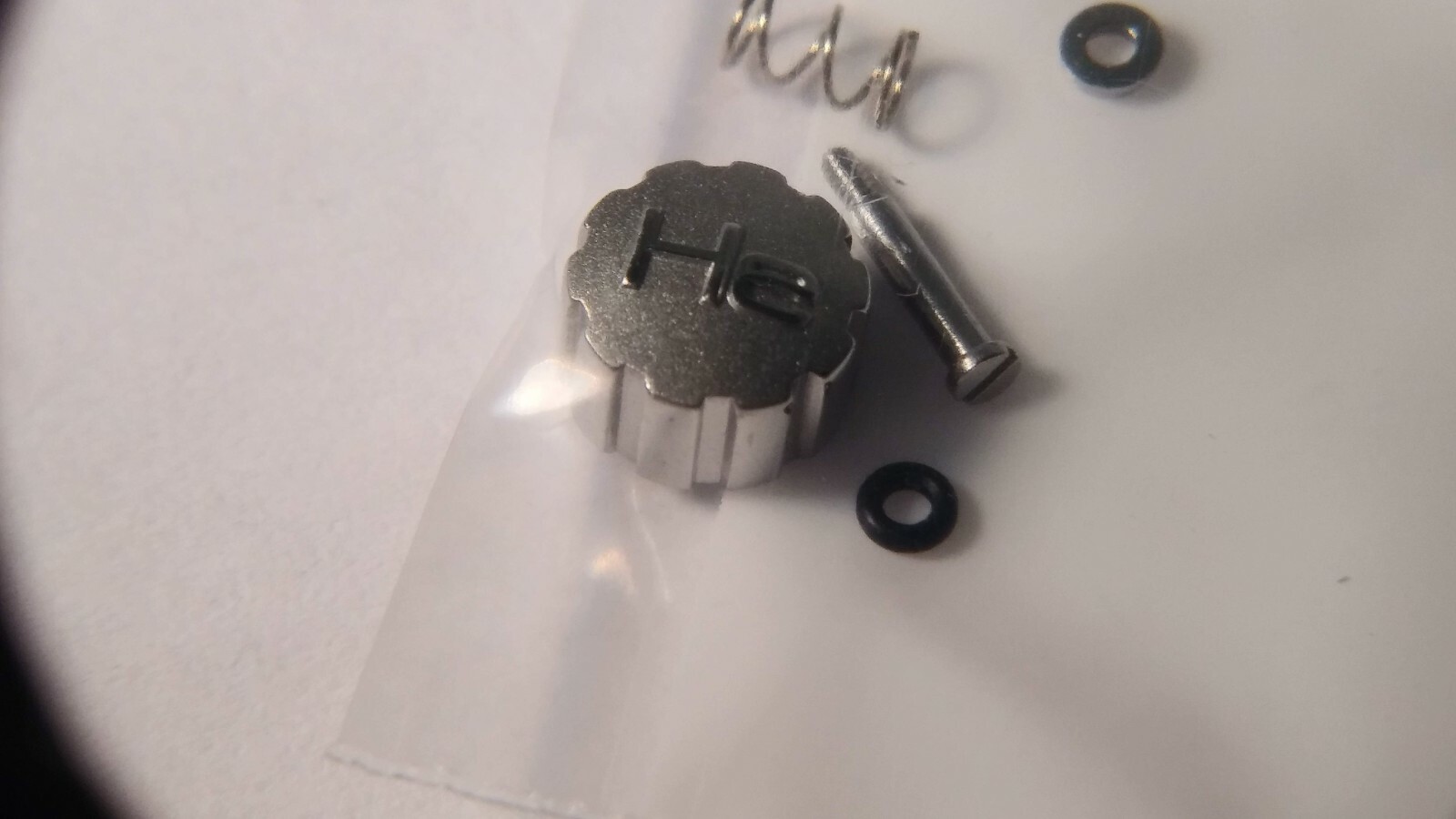 Crown for OM SEAMASTER PROFESSIONAL PLANET OCEAN HELIUM ESCAPE VALVE