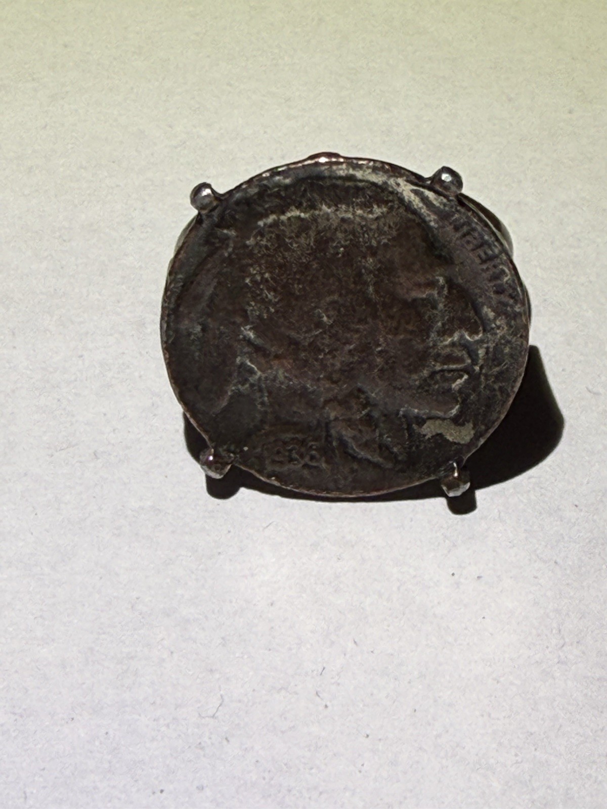 Vintage “Buffalo Nickel” Ring, Unisex Adults, Size 7