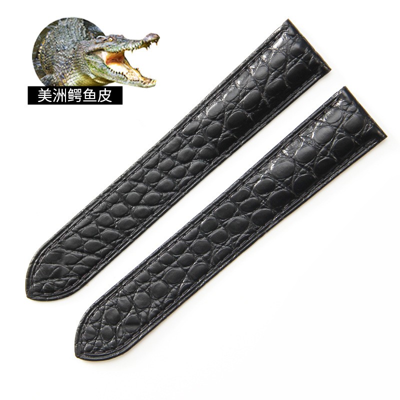High End Crocodile Genuine Leather Watch Strap 16 17 18 20 22 23mm for Cartier