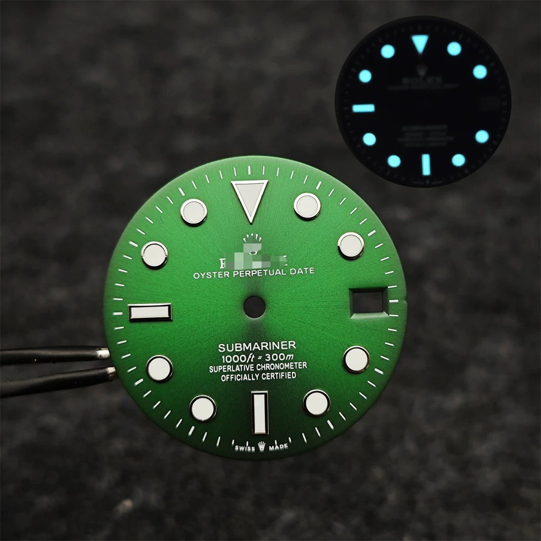 Luminous literal 28.5mm dial suitable for Rolex Submariner NH35 movement