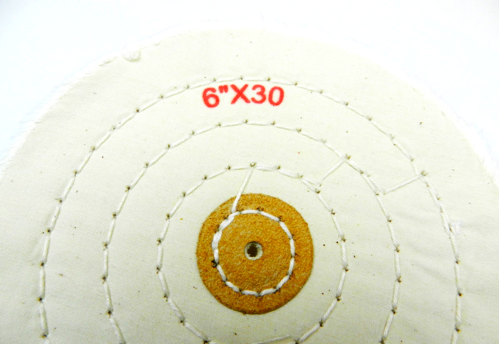 6″ BUFFING WHEEL WHITE BUFF 30PLY NARROW BUFF THIN POLISHING BUFFING