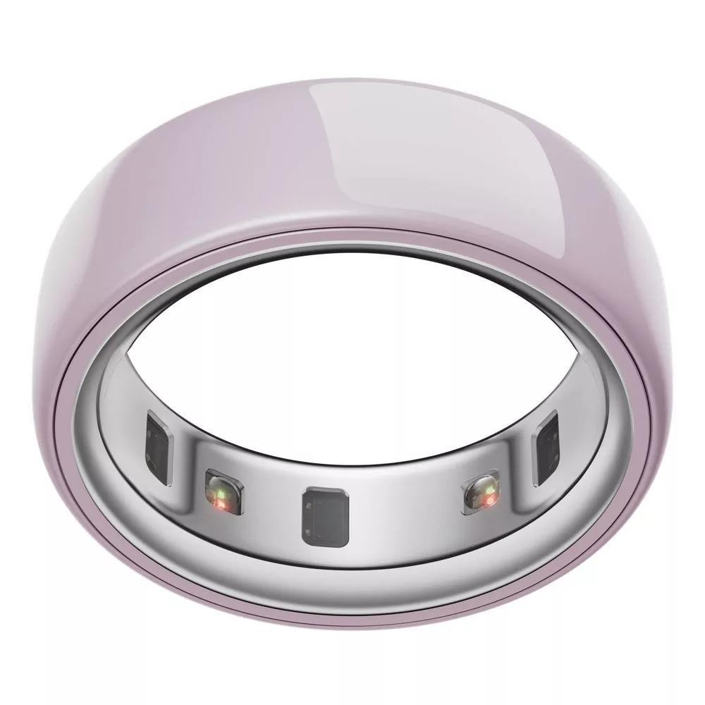 Oura Ring 4 Ceramic Smart Ring Size 8 Petal-Blush Pink Health Tracker Excellent