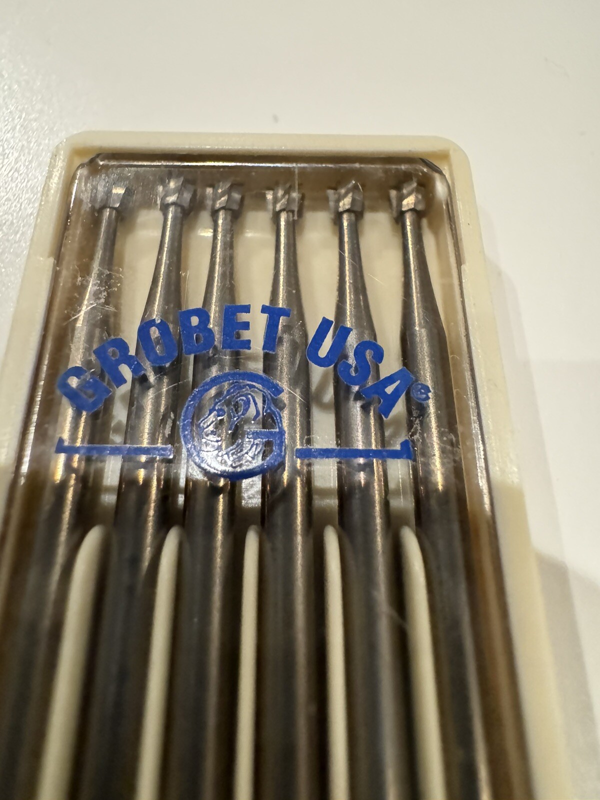 Grobet 6 Pack Inverted Cone Burs 023 NEW. Swiss Made