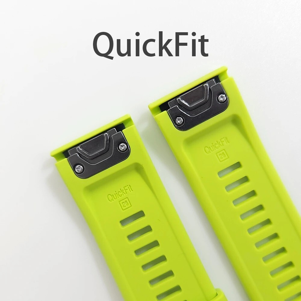 QuickFit 22mm 26mm Strap for Garmin Epix Gen 2 Silicone Band for Garmin Watches