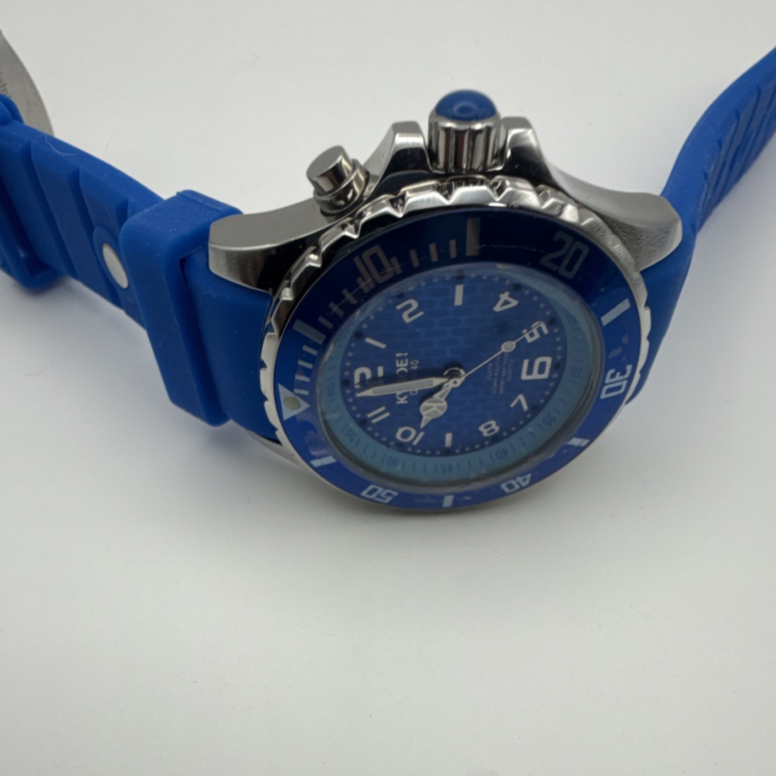 KYBOE! Giant Mariner Giant 40 Blue Dial Blue Silicone Quartz Sport Watch 100M