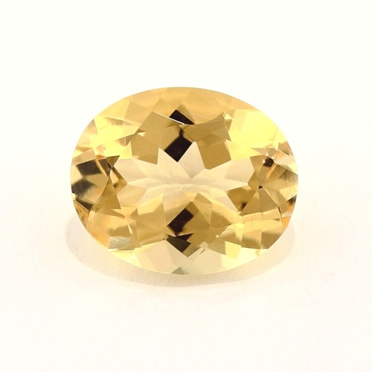 GOLDEN BERYL 9 x 7 MM OVAL CUT OUTSTANDING COLOR F-3430