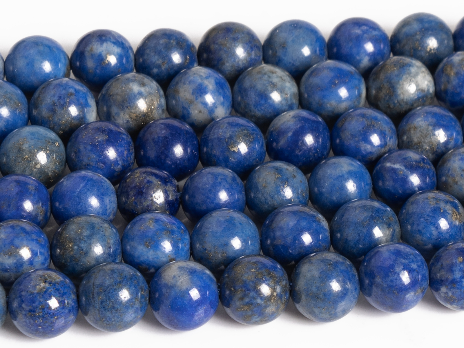 Genuine Natural Blue Lapis Lazuli Beads Grade A Round Loose Beads 6MM 10MM
