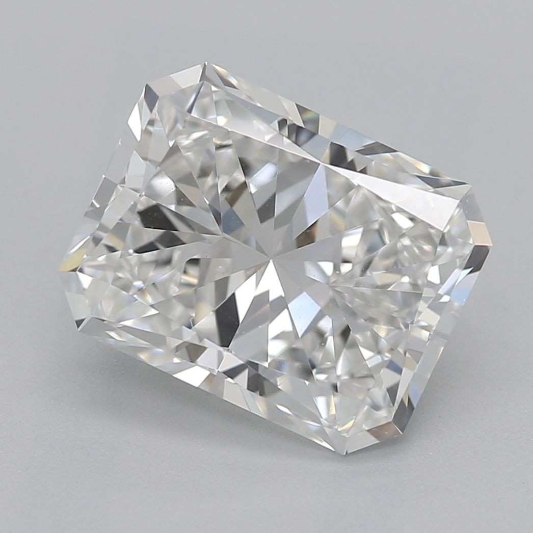 Natural Mined Diamond 2.01 Carat Cert. GIA Radiant Cut Loose F color VS2 clarity