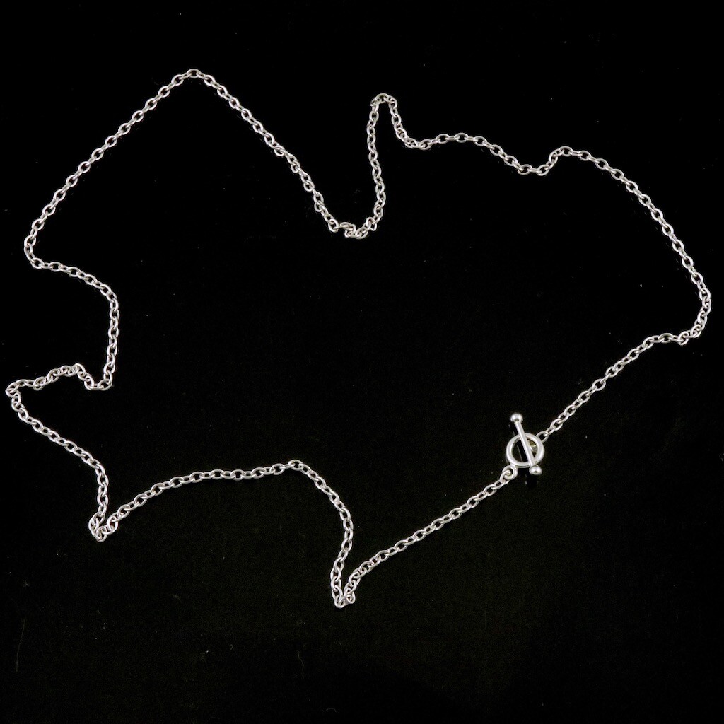 Georg Jensen. Sterling Silver Anchor Chain with Toggle Clasp A60 – 60 cm / 23,6″