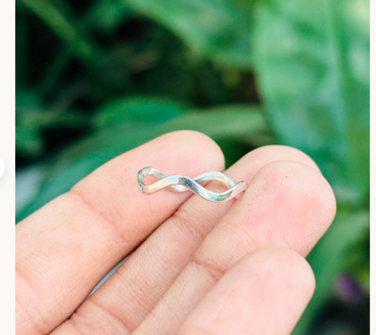 Band Handmade Silver Ring, 925 Sterling Silver, Dainty Silver Ring,