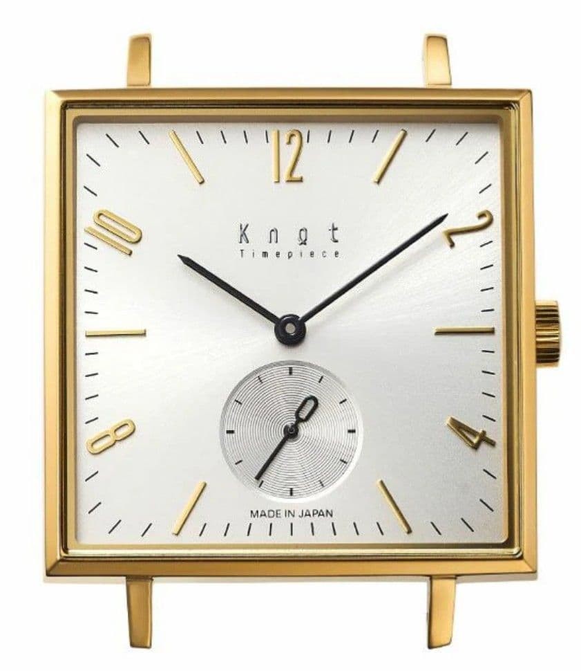 Knot Square SQ-32YGSV with selectable genuine strap