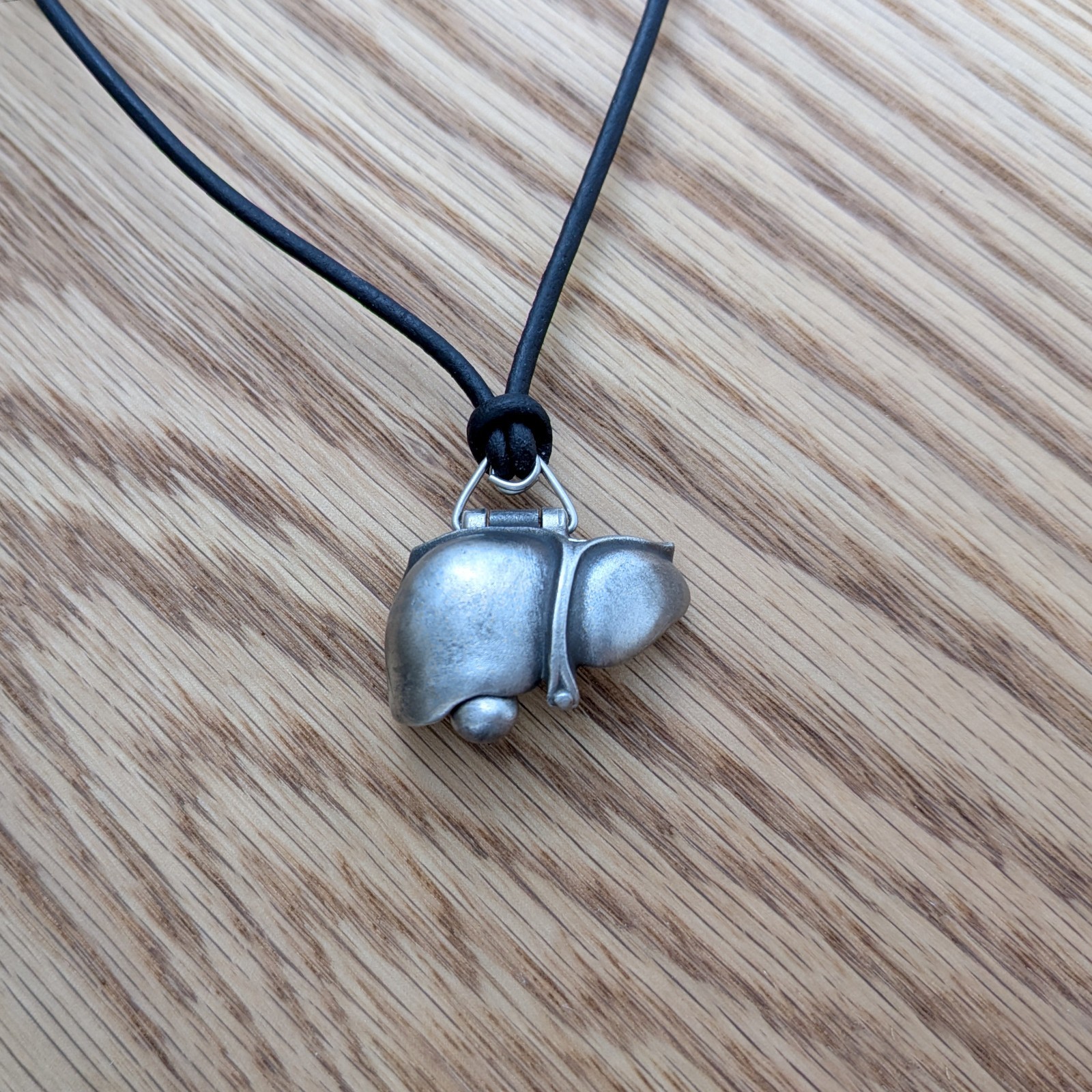 Articulating Human Liver Necklace – Pewter Hepatic Anatomy Pendant