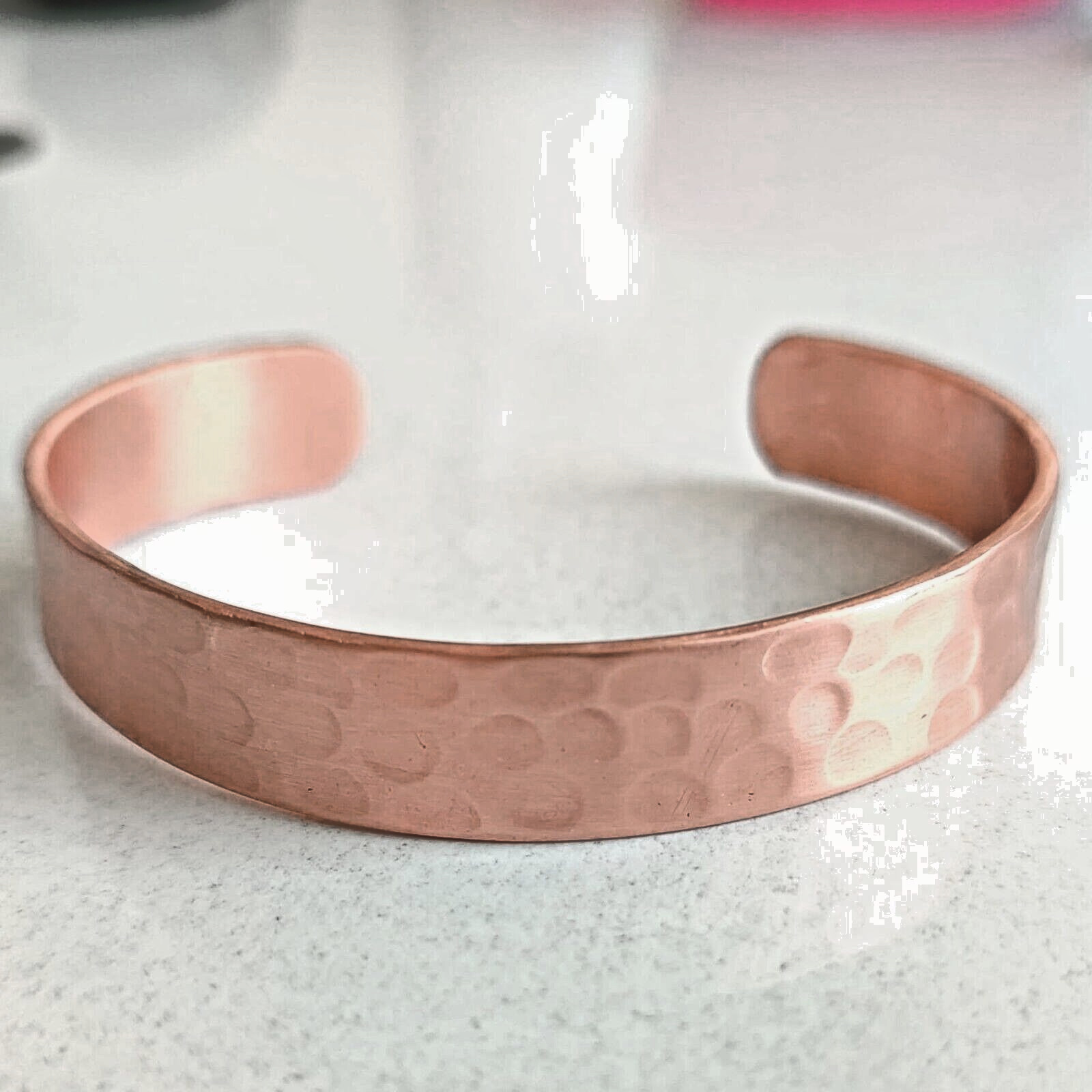 100% Pure Copper Bracelet Heavy Hand Made Healing Unisex Men Women 35gr 1.25oz