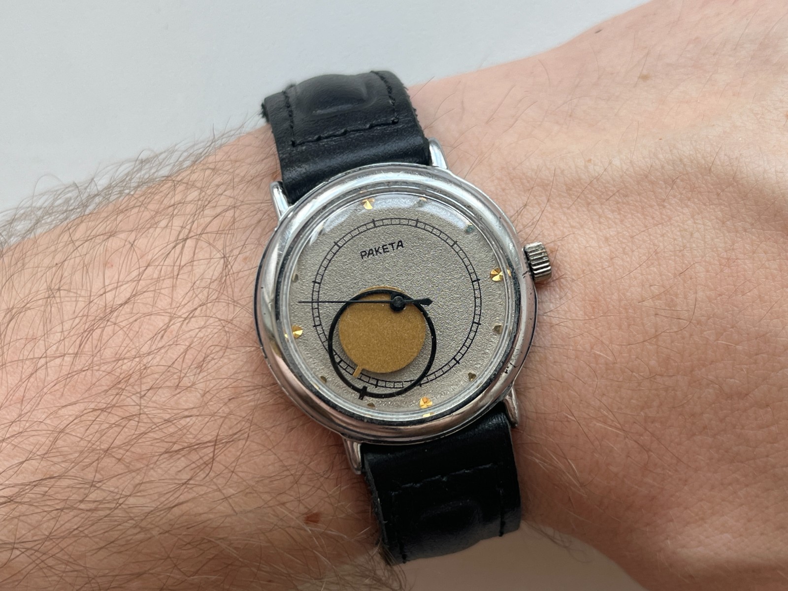 VTG Soviet Mechanical wristwatch RAKETA Copernic Kopernik USSR ( Serviced)