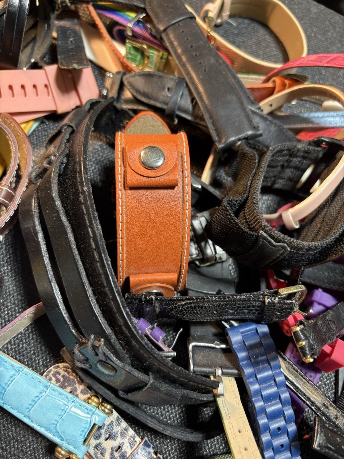 Watchmaker Parts Watch Band Lot,Regular,Cuffs And Wrap Around Bands,#2