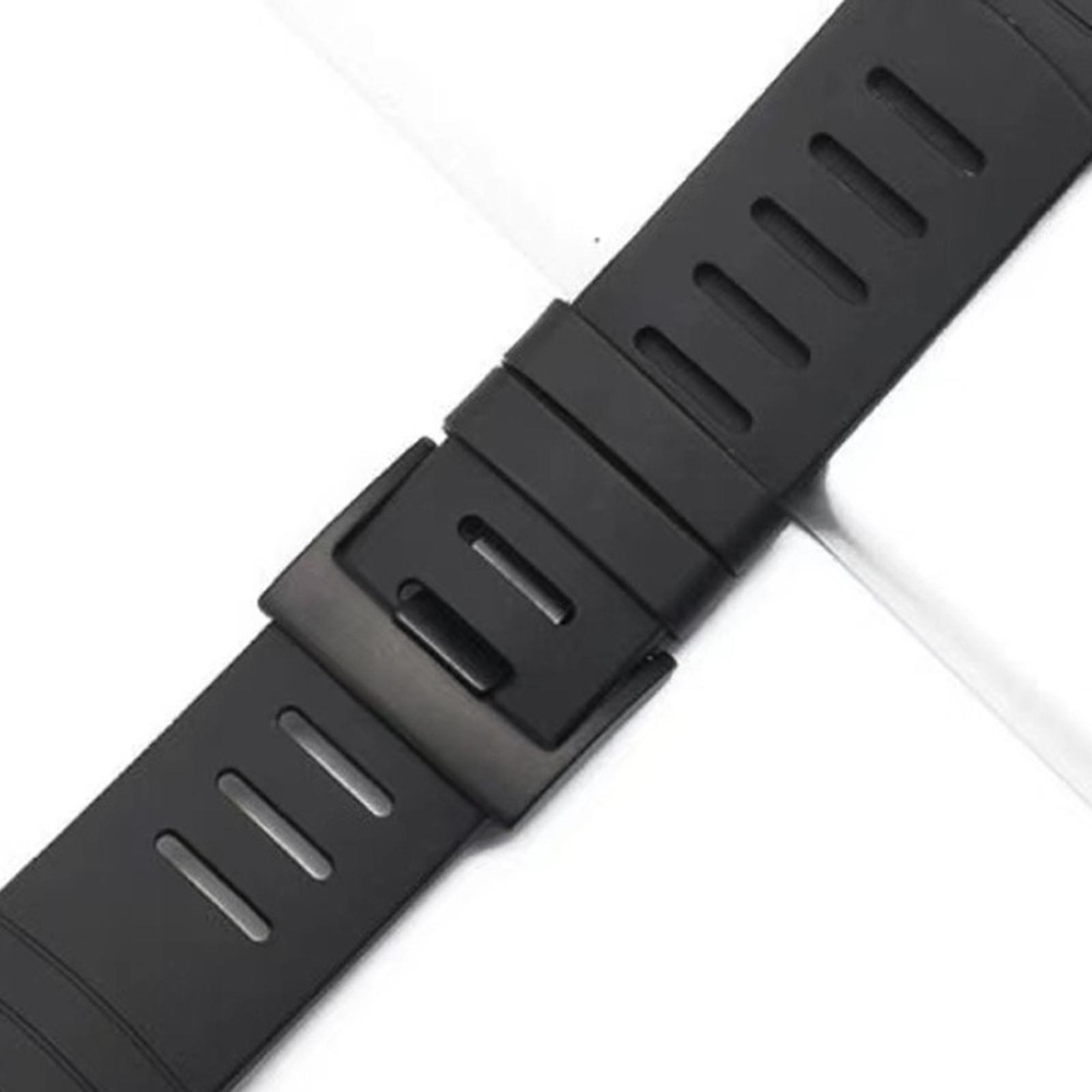 Lightweight Silicone Watch Wrist Hoop Band Locker Ring For Suunto Core & Ambit D
