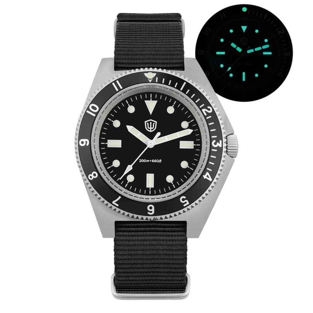 Watchdives WD1972 Quartz Watch VH31 Sweep Movement Sapphire 20Bar Waterproof