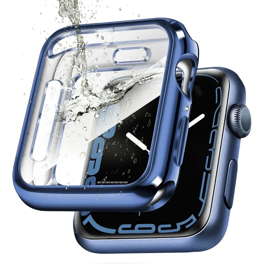 Case For Apple watch Series 7/8/9 45mm 41mm 44mm 40mm 42mm 38mm All-around TPU C