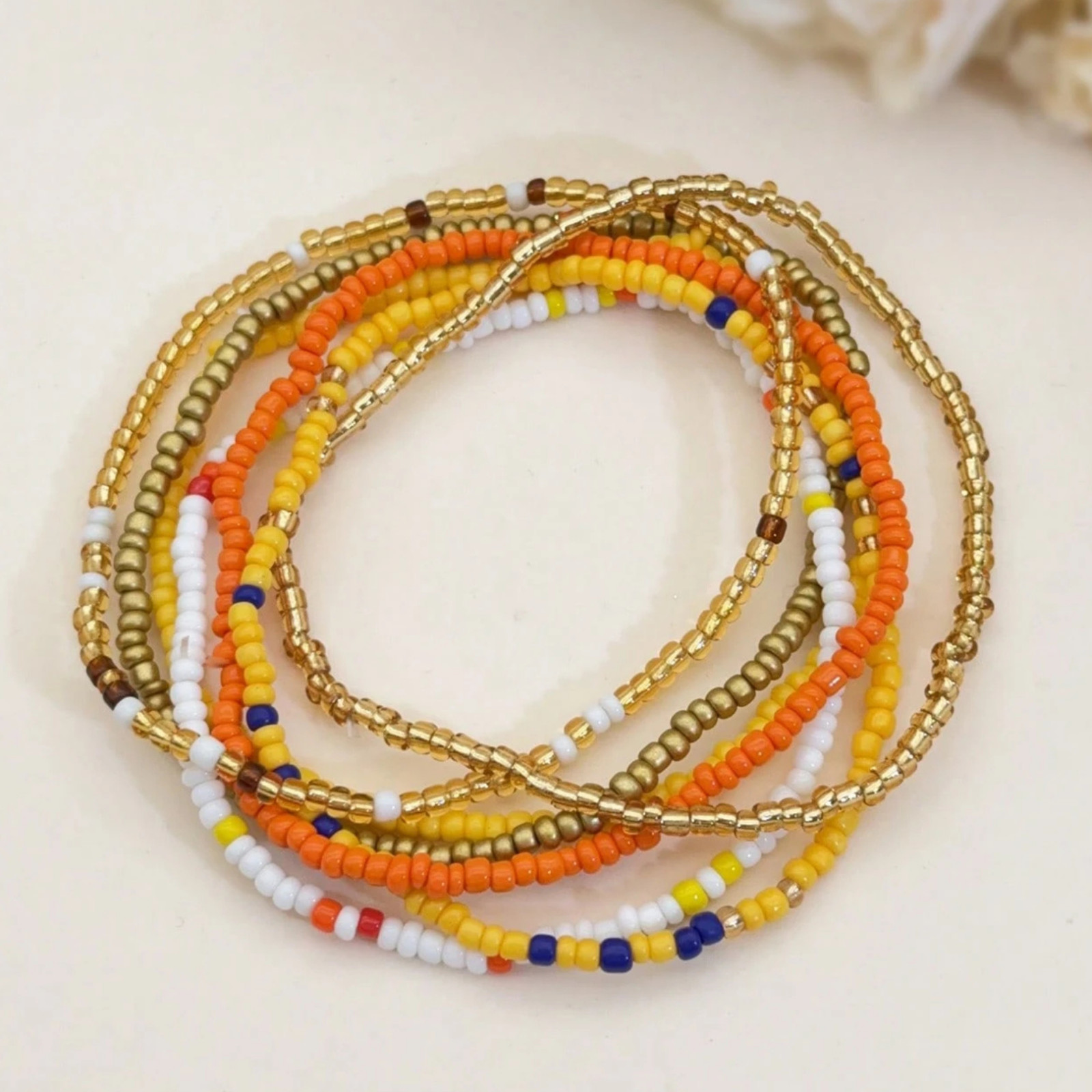 Boho Handmade Beaded Anklet Bracelet Adjustable Beach Summer Anklet for Women US