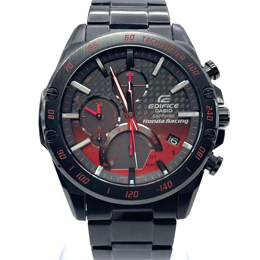 Casio Edifice Honda Racing Limited Edition Black Quartz Watch Japan 0714107
