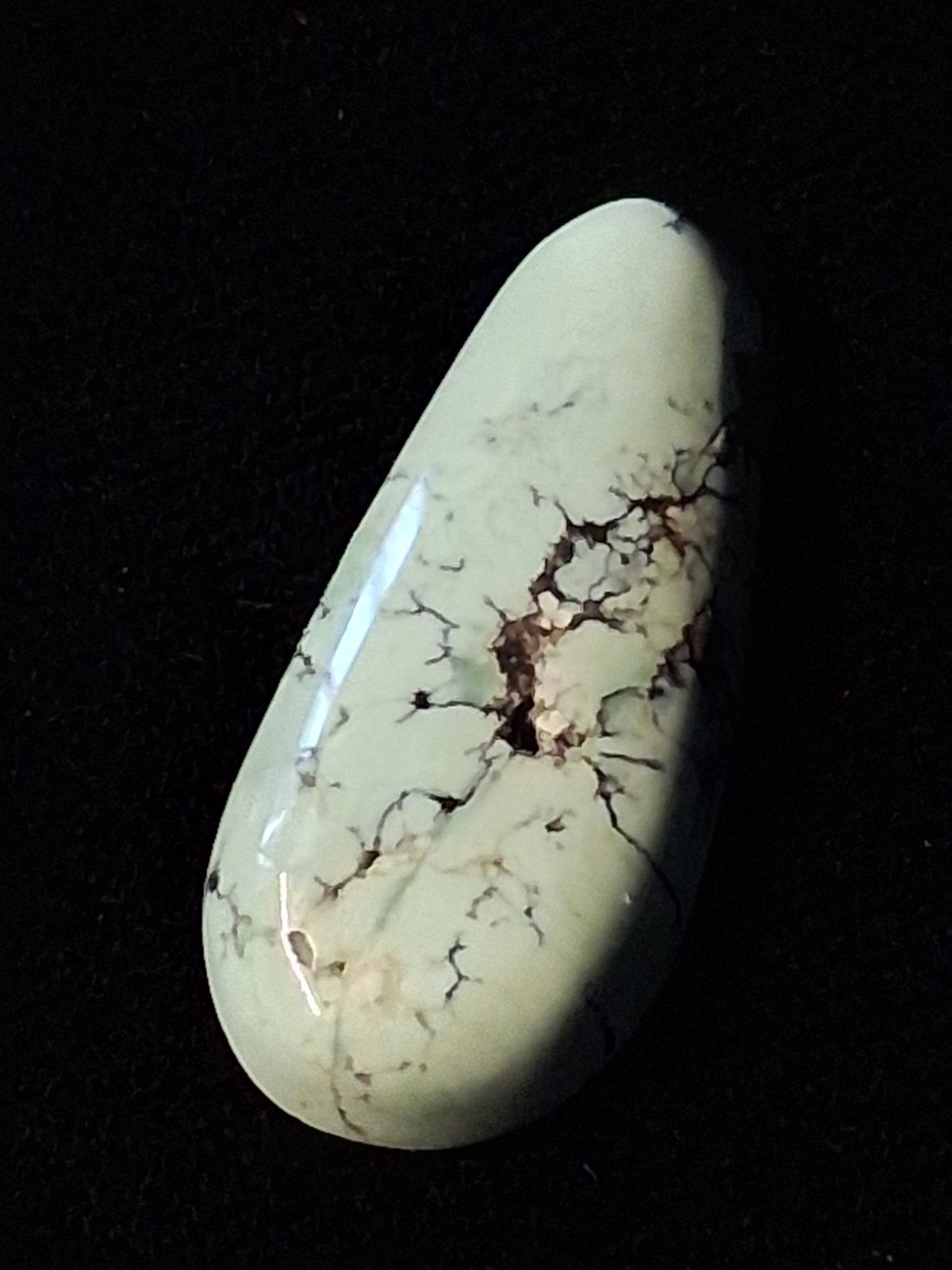 New Ultra Rare Broken Arrow Varisite (Carmel Variation) Cabochon 14.5 Carats