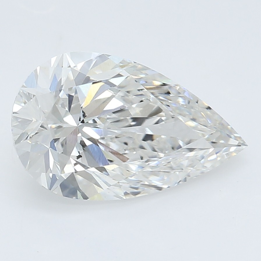 1.66 Cts PEAR Cut E Color VS2 Clarity IGI Certified Lab Grown CVD Diamond