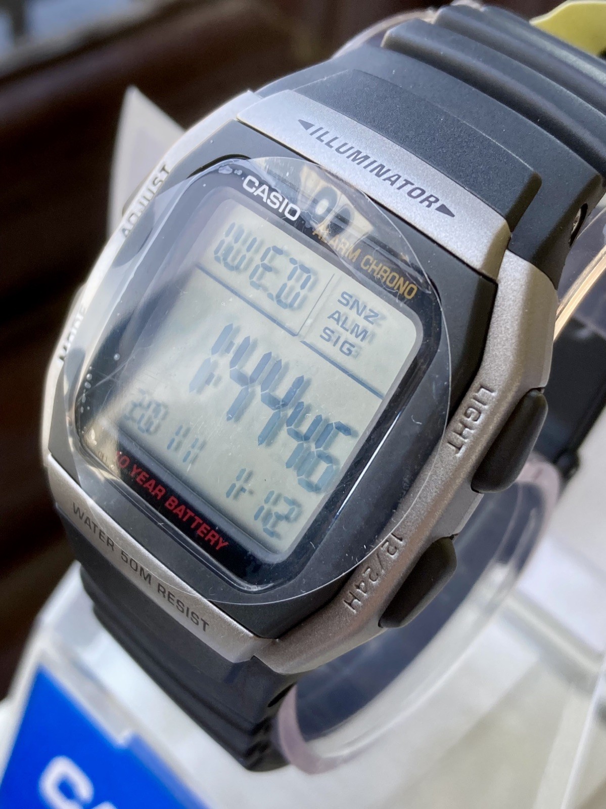 Casio ~ W-96H-1AVES Digital Quartz Watch ~ 10 Year Battery ~ BNIB