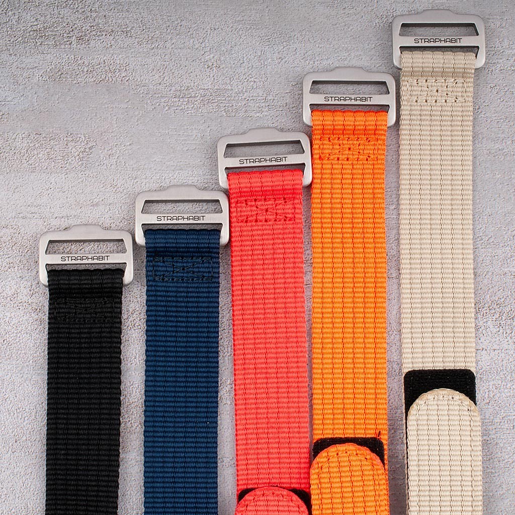 Hook and Loop Single Pass Watch Straps